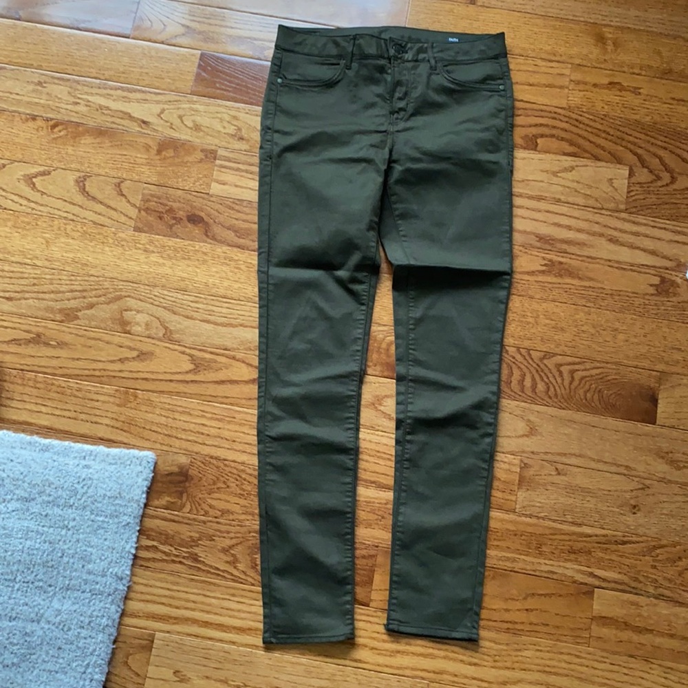 Buffalo David Bitton pants 27/28 stretchy olive green never worn